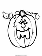 laminas para colorear calabazas de Halloween
